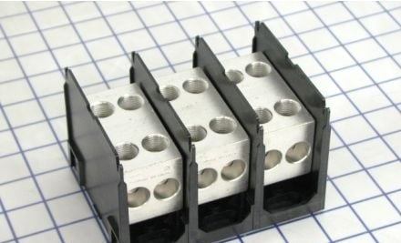 Marathon Special Products Power Distribution Blocks 1333320 - Splicer block, 3-P, 510A, Box/Box, Line & Load: (1333320)