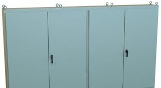 Hammond Manufacturing Enclosures 1422MD4 - 86.12 x 149 x 15.37 DOOR ENCLOS. (1422MD4)