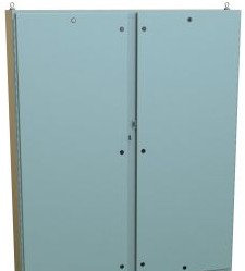Hammond Manufacturing Enclosures 1422N4E12FQT - N4 QTR TURN DBL DOOR FLOORMOUNT ENCL W/PANEL (1422N4E12FQT)