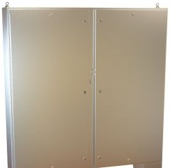 Hammond Manufacturing Enclosures 1422N4SSF12FQT - N4X QTR TURN DBL DOOR FLOORMOUNT ENCL (1422N4SSF12FQT)
