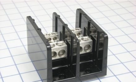 Marathon Special Products Power Distribution Blocks 1432555 - Distribution Block, 2-P, 350A, Bx/Bx Line: (1432555)