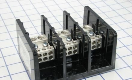 Marathon Special Products Power Distribution Blocks 1433555 - Distribution Block, 3-P, 350A, Bx/Bx Line: (1433555)