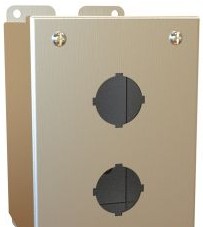 Hammond Manufacturing Enclosures 1437MSSA - Pushbutton Encl - Extra Deep - 1 PB x 22.5mm (1437MSSA)