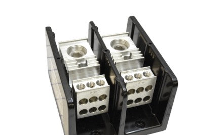 Marathon Special Products Power Distribution Blocks 1442551 - Distribution Block, 2-P, 380A, Bx/Bx Line: (1442551)