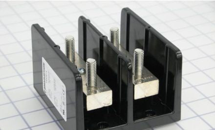 Marathon Special Products Power Distribution Blocks 1442614 - Splicer Block, 2-P, 840A, Stud/Stud, Line & Load: (1442614)