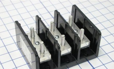 Marathon Special Products Power Distribution Blocks 1443614 - Splicer Block, 3-P, 840A, Stud/Stud, Line & Load: (1443614)