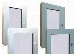 Hammond Manufacturing Enclosures 1481WSSDH2024 - Window Kit N4X, Deep Hinged - Viewing Area (1481WSSDH2024)