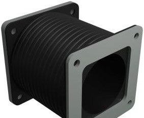 Hammond Manufacturing Wireway 1485CFF - Flexible Fitting, 4in. Square, N12 (1485CFF)