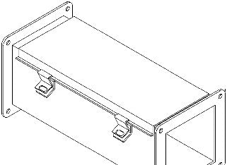 Hammond Manufacturing Wireway 1487B120 - WIREWAY, STRAIGHT, 2.5in.SQ x 120in.L (1487B120)