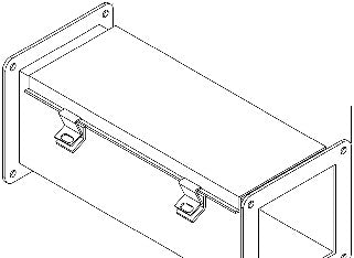 Hammond Manufacturing Wireway 1487C12SS - Wireway, 4in.Hx4in.Wx12in.L, N4X, 304 Stainless (1487C12SS)