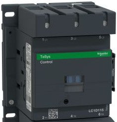 Square D Contactors LC1D115BD - Contactor, 3-P N/O, 24VDC Coil (155503)