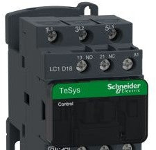 Square D Contactors LC1D18G7 - TeSys D Contactor, 3-Poles (3 NO), 18A, 120V AC (156041)
