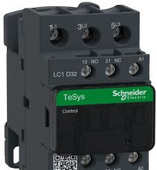Square D Contactors LC1D40B7 - TeSys D Contactor, 3-Poles (3 NO), 40A, 24V AC (156064)