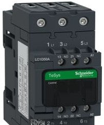 Square D Contactors LC1D50ABD - TeSys D Contactor, 3-Poles (3 NO), 50A, 24V DC (156070)
