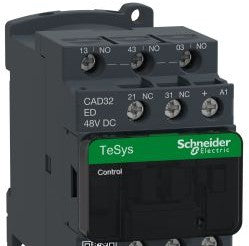 Square D Contactors LC1D50G7 - TeSys D Contactor, 3-Poles (3 NO), 50A, 120V AC (156077)
