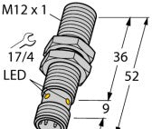 Turck Inductive Proximity BI4U-EM12WD-AP6X-H1141 - Sensor; Proximity; Inductive (1634812)