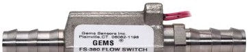 Gems Sensors & Controls Switches 168432 - FS-380 Series - Compact Flow Switch for High (168432)