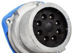 Meltric Plugs & Receptacles 17-18071 - Inlet, 20A, 480V, 7-P+G, DN9c (17-18071)
