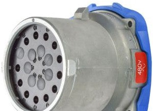 Meltric Plugs & Receptacles 17-68111 - Inlet, 20A, 480V, 11-P+G, DN20c (17-68111)