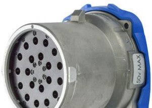 Meltric Plugs & Receptacles 17-68200 - Inlet, 20A, 50V, 20-P, DN20c (17-68200)