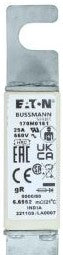 Bussmann Fuses 170M0161 - Fuse-link, high speed, 25 A, AC 660 V, size (170M0161)