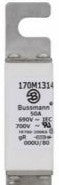 Bussmann Fuses 170M1314 - Fuse-link, high speed, 50 A, AC 690 V, DIN 000 (170M1314)