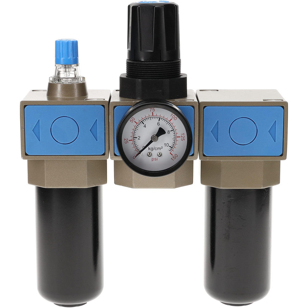 PRO-SOURCE UFRL-02NAL PRO-SOURCE FRL Combination Unit: 1/4" NPT, Intermediate, with (UFRL-02NAL)
