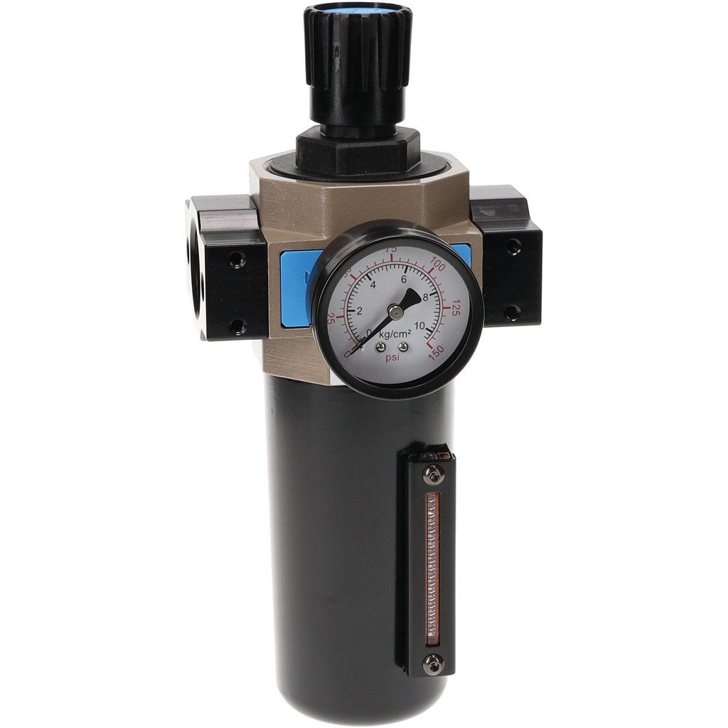 PRO-SOURCE UFR-08NAL PRO-SOURCE FRL Combination Unit: 1" NPT, Heavy-Duty, with Pressure (UFR-08NAL)