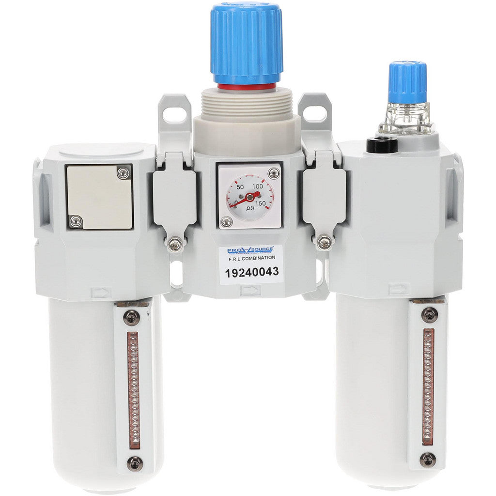 PRO-SOURCE NUFRL-04NAL PRO-SOURCE FRL Combination Unit: 1/2" NPT, Standard, with Pressure (NUFRL-04NAL)