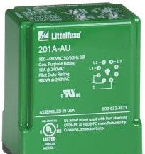 Littelfuse Protection Relays 201A-AU-OT - Voltage Monitor, 3Ph, Plug-In, w/Adjustable (201A-AU-OT)