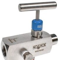 NOSHOK Valves - Hydraulic & Pneumatic 2070-MFS - Needle Valve, 1/2 NPT, Male x Female, 316 SS (2070-MFS)