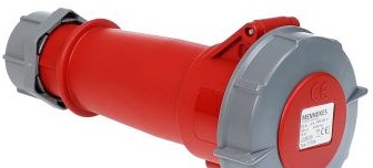 Mennekes Electrical Products Miscellaneous ME432C3W-2177 - Connector, 32A 3P4W 380-440V, Type 2177 (2177A)