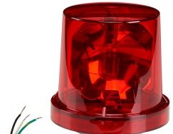 Federal Signal Visual Signaling Devices 225-120R - Electraray Rotating Warning Light Red (225-120R)