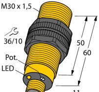 Turck Sensors BC10-S30-RZ3X-B3131 - Sensor, Capacitive (2310810)