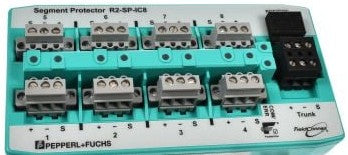 Pepperl Fuchs Programmable Logic Controllers R2-SP-IC8 - Segment Protector w Diagnoistics, 8 Outputs (235828)