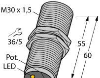 Turck Sensors BC10-M30K-AZ3X - Sensor, Capacitive (2503031)