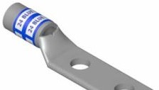 Blackburn 256-30695-1602 - Copper Two-Hole Lug - Straight Standard (256-30695-1602)