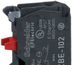 Square D Switches ZBE102 - Single contact block for head 22mm 1NC screw clA (260706)