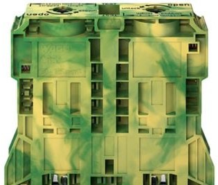 Wago Terminal Blocks 285-1187 - 2-conductor ground terminal block (2851187)