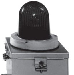 Maxi-Signal Products Visual Signaling Devices 3000-GLASS/SS-G - 250 VDC Glass Lens Power Strobe with SS (3000-GLASS/SS-G)