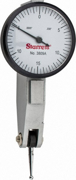 Starrett 12305 Starrett Dial Test Indicator: 0-15-0, Horizontal (12305)