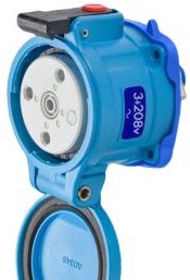 Meltric Plugs & Receptacles 31-14233-K16 - Receptacle, 30A, 208V, 3P+G, DR30A (31-14233-K16)