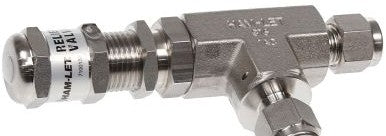 Ham-Let Valves - Hydraulic & Pneumatic H-900-SS-L-1/4-SL - H9 Series, SS Relief Valve, Let-Lok (3200603)