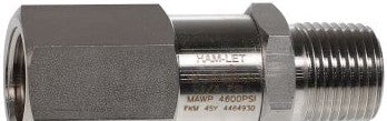 Ham-Let Valves - Hydraulic & Pneumatic H-415HP-SS-N-1/2-1/3PSI - Valve, Stainless Steel, Check (3204277)