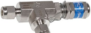 Ham-Let Valves - Hydraulic & Pneumatic H-900-HP-SS-L-1/4-B450PSI - Valve, Stainless Steel, Relief (3206213)