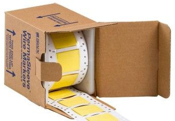 Brady Labels PS-1000-2-YL - PermaSleeve Polyolefin Wire Marking Sleeves (32607)