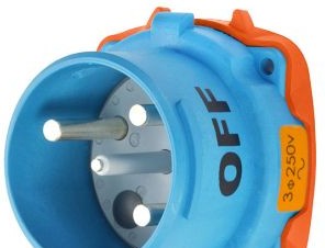 Meltric Plugs & Receptacles 33-68173-C-K07 - Inlet, 100A, 250V, 3P+G, 3P+G, Poly (33-68173-C-K07)