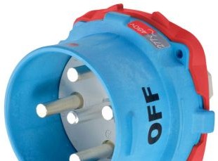 Meltric Plugs & Receptacles 33-98047 - Inlet, 100A, 277/480V, 3P+N+G, Poly, DS100 (33-98047)