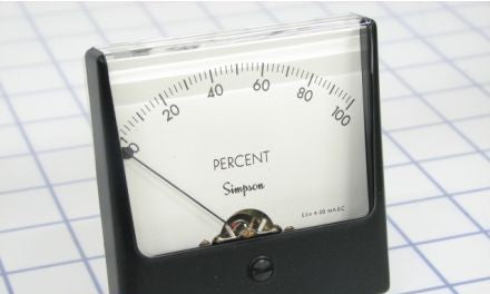 Simpson Electric Panel Meters & Gauges 35025 - Panel Meter, 4-20mADC, 3.5in., Self- Contained (35025)