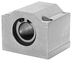 Pacific Bearing PMN16 Pacific Bearing 16mm ID, 43mm OAL x 42mm OAH Open Single Pillow Block (PMN16)